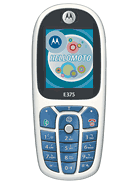 Best available price of Motorola E375 in Sanity
